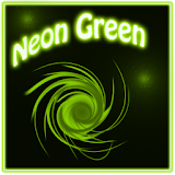 Neon Green Style Clock icon