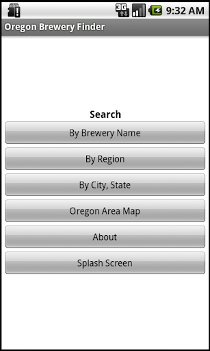 Oregon Brewery Finder: Phones Screen 2