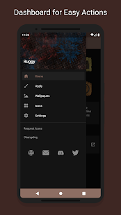 Ruggy - Icon Pack Captura de pantalla