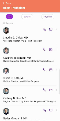 Transplant Referrals at NYU La Screen 2