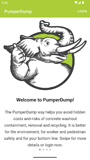 Android application PumperDump screenshort