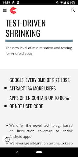 Android application DebloatApp screenshort