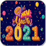Cover Image of Скачать happy new year status 2021 1.0 APK