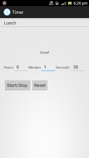 Timer Screen 2