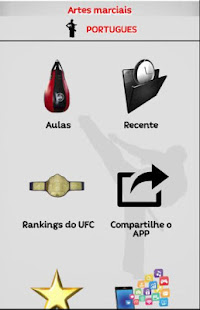 Visualização do aplicativo