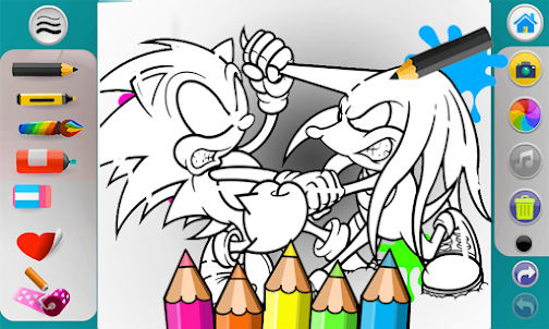 Soni Coloring Hedgehog Game