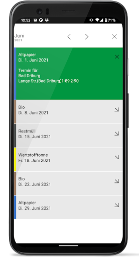 Abfall-App Kreis Höxter Screen 2