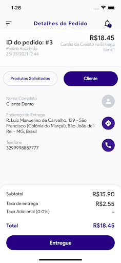 AD Delivery - Entregador