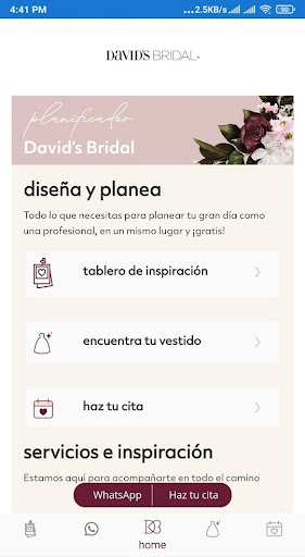 Android application David's Bridal screenshort