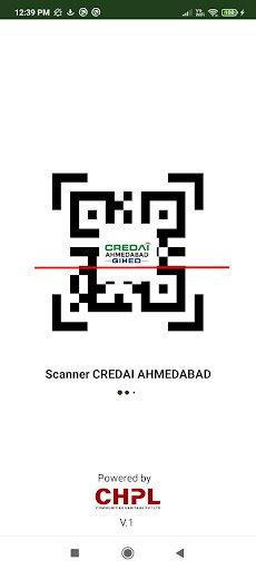 Android application Scanner CREDAI AHMEDABAD screenshort