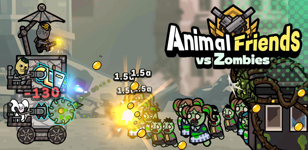 Banner Image Animal Friends vs Zombies Mod APK