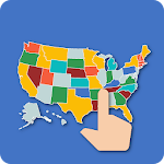 Cover Image of Download US Map Quiz - 50 States Quiz -  APK