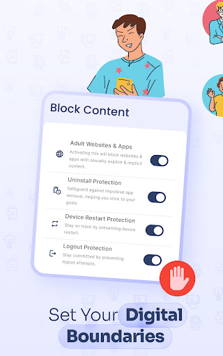 Screenshot of LeadMeNot: App & Porn Blocker