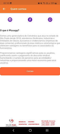 Plusapp 2.0 Screen 2