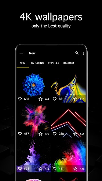 AMOLED Wallpapers 4K (OLED) v5.7.91 APK + Mod  for Android