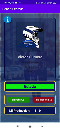 Sendit Express Screen 2