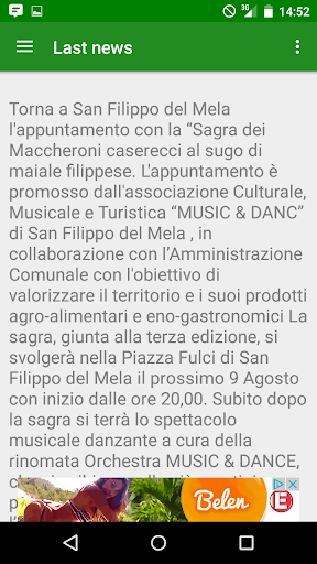 Sicily News Screen 3