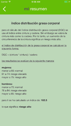 por mi salud Screen 3