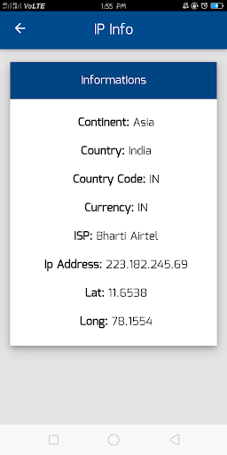 My IP Address Screen 3
