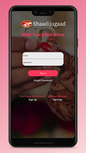 Android application Shaadi Jugaad screenshort