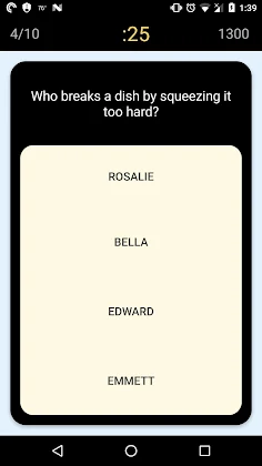 Twilight Movie Trivia - Trivia - Screenshot 2