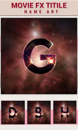 Movie FX Title - Name Art