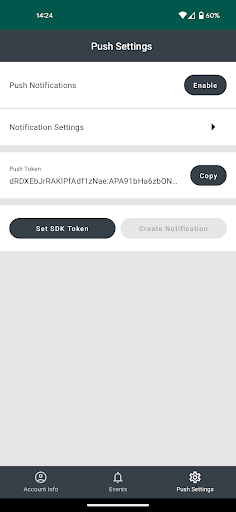Klaviyo Android Push Tester Screen 3