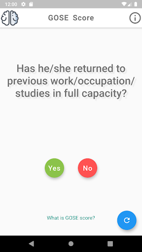 GOSE Score Screen 2