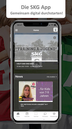 Android application SKG Sprendlingen screenshort