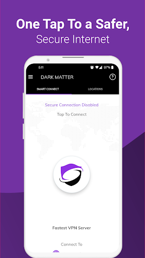 Android application DarkMatter VPN screenshort
