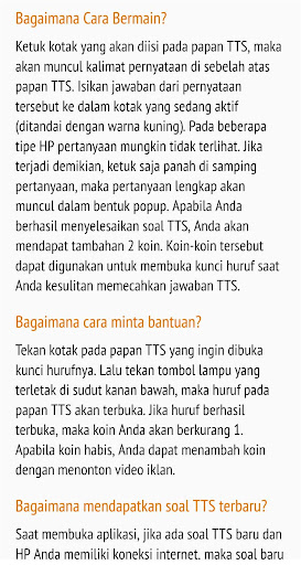Teka Teki Silang Indonesia Screen 3