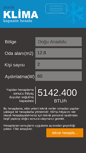 pratik KLİMA hesabı Screen 3
