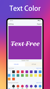 TextFree: Text Image Converter