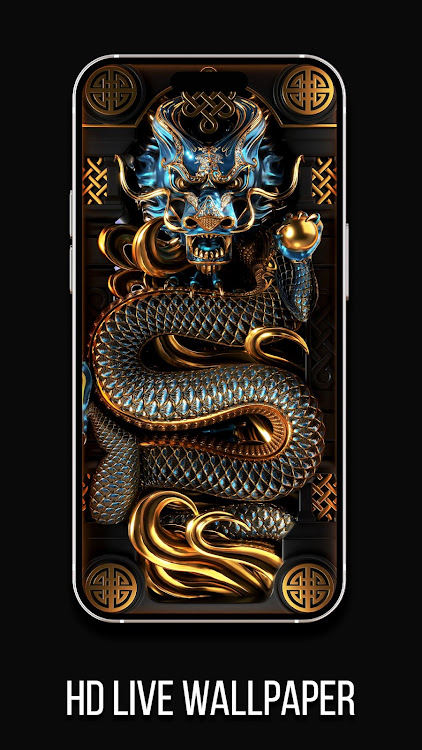 Dragon Snake Wallpaper 3D 4K - 5.10.53 - (Android)