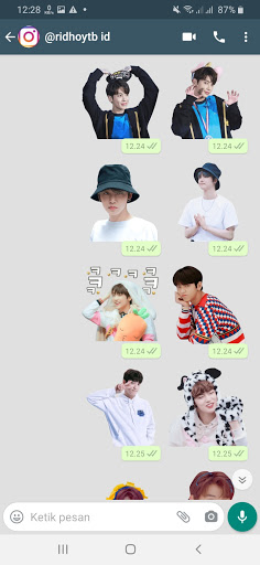 Stiker WA Tomorrow X Together KPOP WAStickerApps