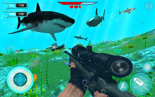 Angry Shark Sniper 3D 1.1.7 APK screenshots 14