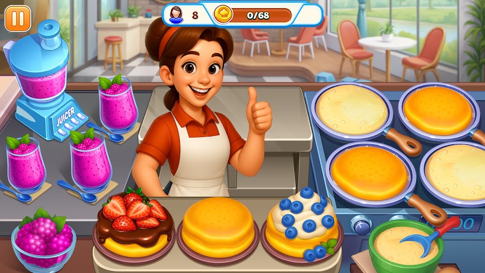 #3. Cooking Express 2 Games (Android) بواسطة: GameiCreate