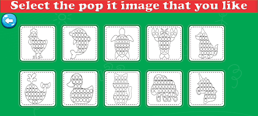 Cute Pop It Coloring Book Screen 3