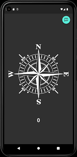 Android application Compass XV Light screenshort
