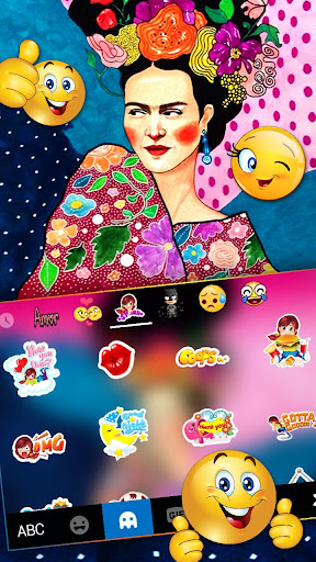 Mexican Wall Art Keyboard Them Screen 3
