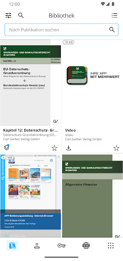 Android application Sparkassenaufsichtsrecht screenshort
