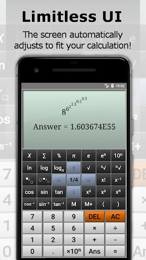 Full Scientific Calculator Screen 3