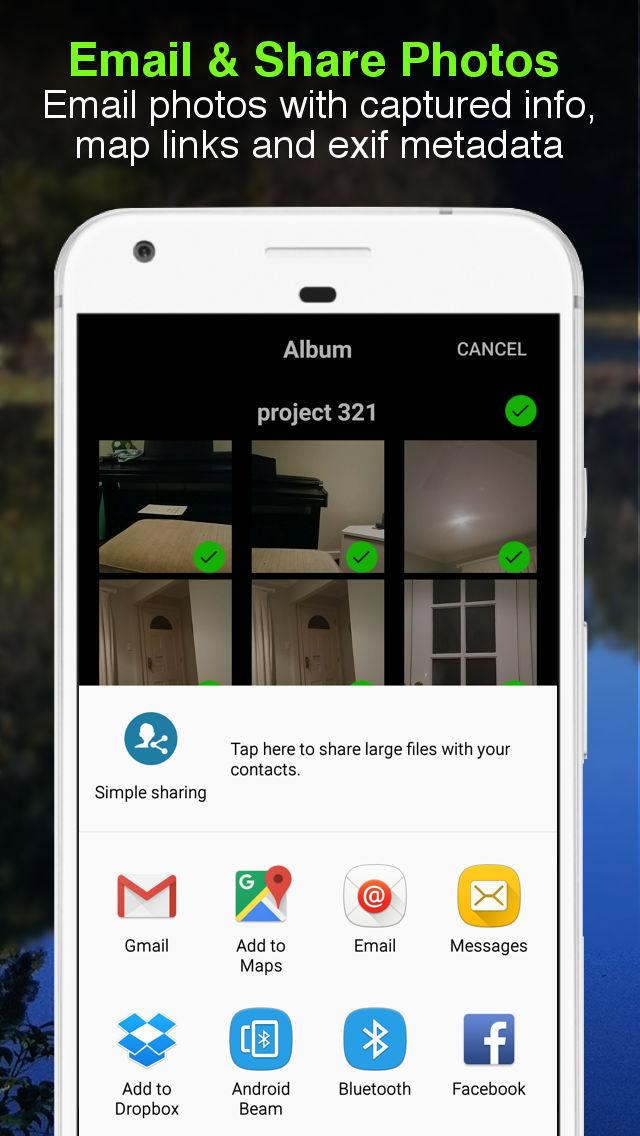 Android application Solocator - GPS Field Camera screenshort