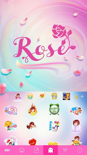 Rose Keyboard Theme Screenshot 4 - AppWisp.com