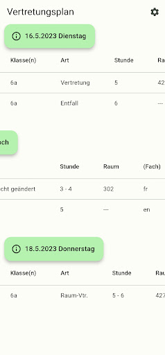 Vertretungsplan Screen 2