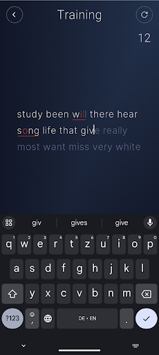 Quick Keys Screen 3