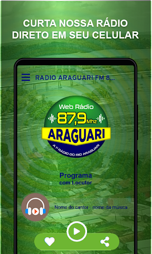 Android application Rádio Araguari FM 87,9 MHz screenshort