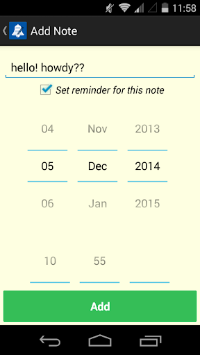 NotesApp Screen 2