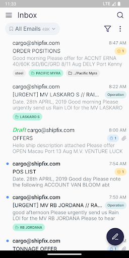 Android application Shipfix screenshort