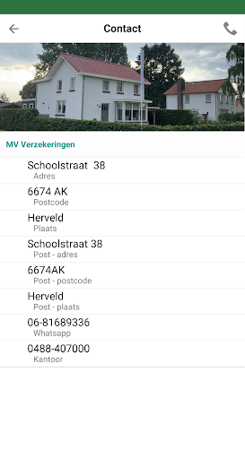 MV Verzekeringen Screen 3
